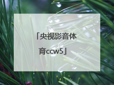 「央视影音体育ccw5」央视影音体育5直播